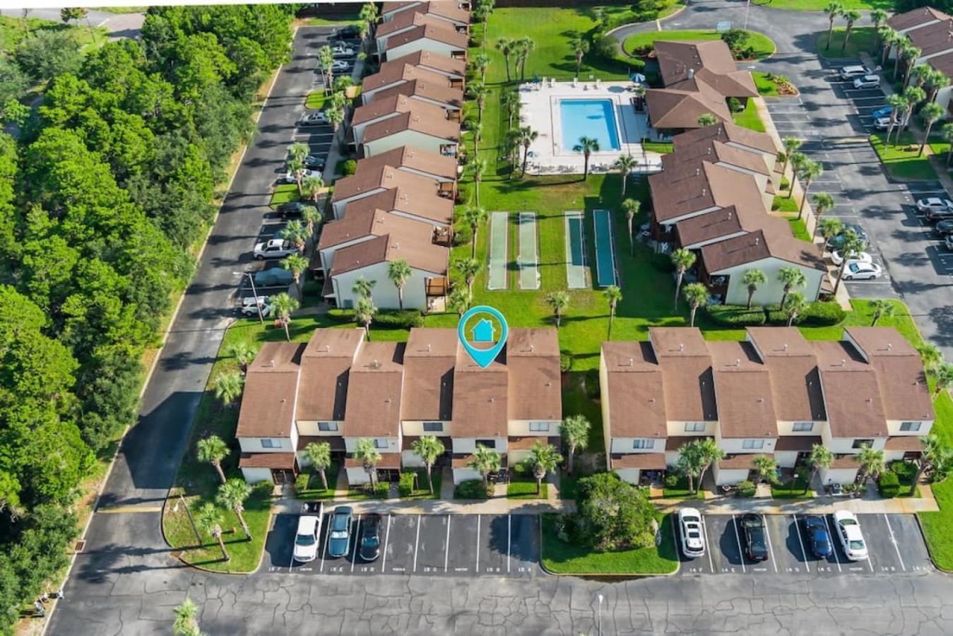 Experience Starlit Nights From Beach Happy'S Balcony Overlooking The Community Pool At Beachwalk Βίλα Panama City Beach Εξωτερικό φωτογραφία